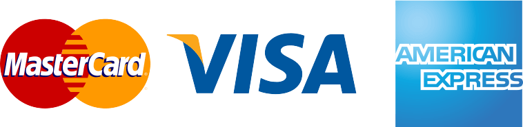 Mastercard, Visa, American Express
