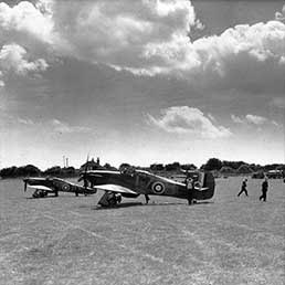 Hurricanes at Hawkinge.